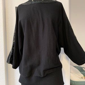 Talbots 3/4 sleeve boat neck sweater